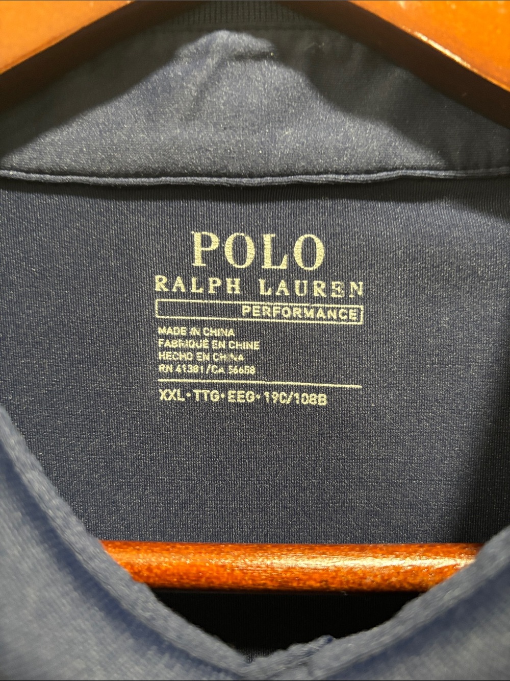 Polo by Ralph Lauren Navy Short-Sleeve Polo with Red Pony Logo - Picture 2 of 3